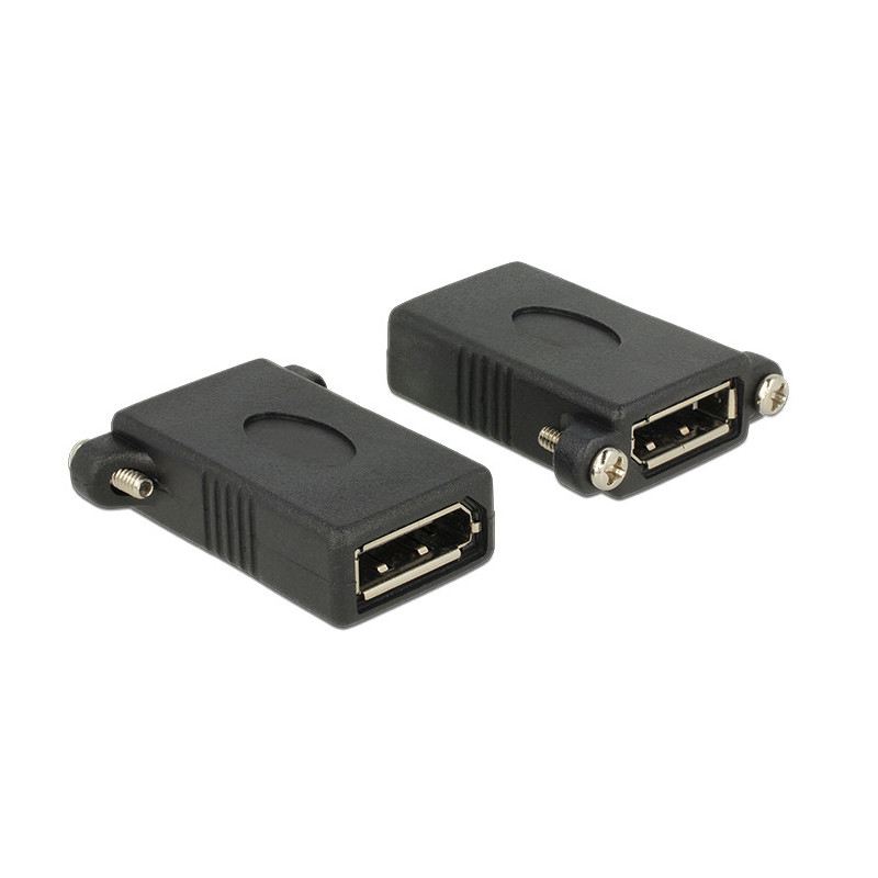 DeLOCK DisplayPort 1.1 F-F Musta
