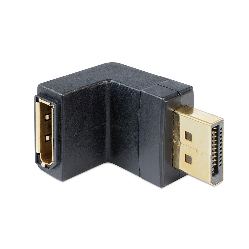 DeLOCK 65382 kaapelin sukupuolenvaihtaja Displayport Musta