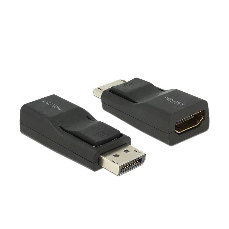 DeLOCK Displayport HDMI Musta