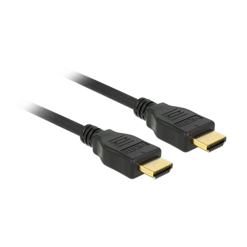 DeLOCK 84714 HDMI-kaapeli 2 m HDMI-tyyppi A (vakio) Musta