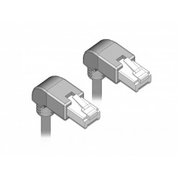 DeLOCK 85858 verkkokaapeli Harmaa 0,5 m Cat5e SF UTP (S-FTP)