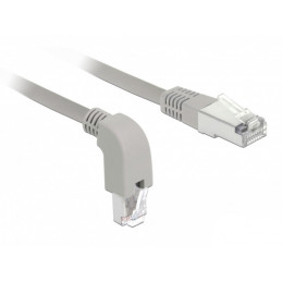 DeLOCK 85856 verkkokaapeli Harmaa 1 m Cat5e SF UTP (S-FTP)