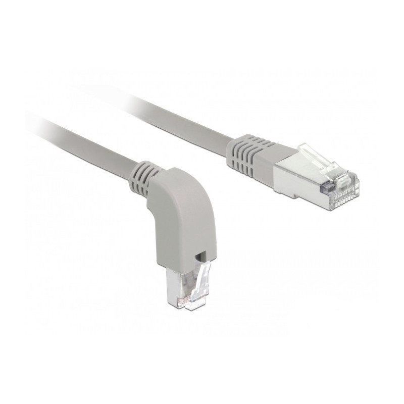 DeLOCK 85855 verkkokaapeli Harmaa 0,5 m Cat5e SF UTP (S-FTP)