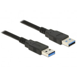 DeLOCK 85063 USB-kaapeli 3 m USB 3.2 Gen 1 (3.1 Gen 1) USB A Musta