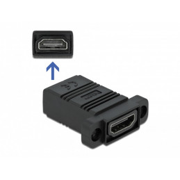 DeLOCK 81307 videokaapeli-adapteri HDMI-tyyppi A (vakio) Musta