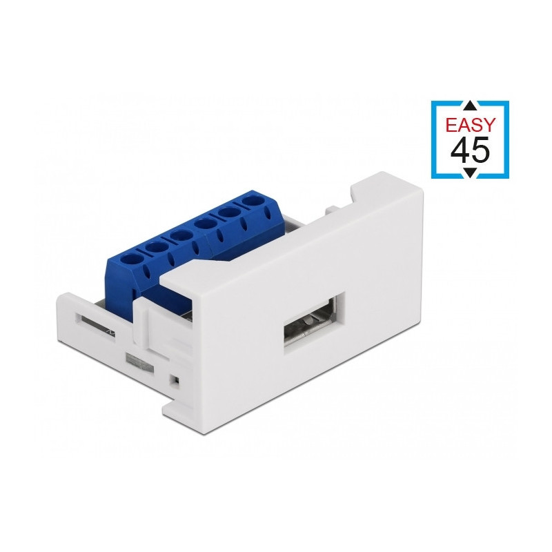 DeLOCK 81343 liitinjohto USB 2.0 Typ-A Valkoinen