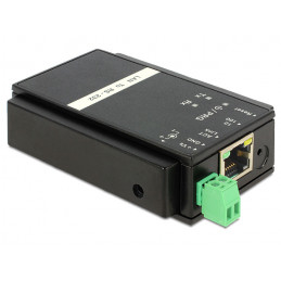 DeLOCK 62504 kaapelin sukupuolenvaihtaja RS-232 RJ45 Musta