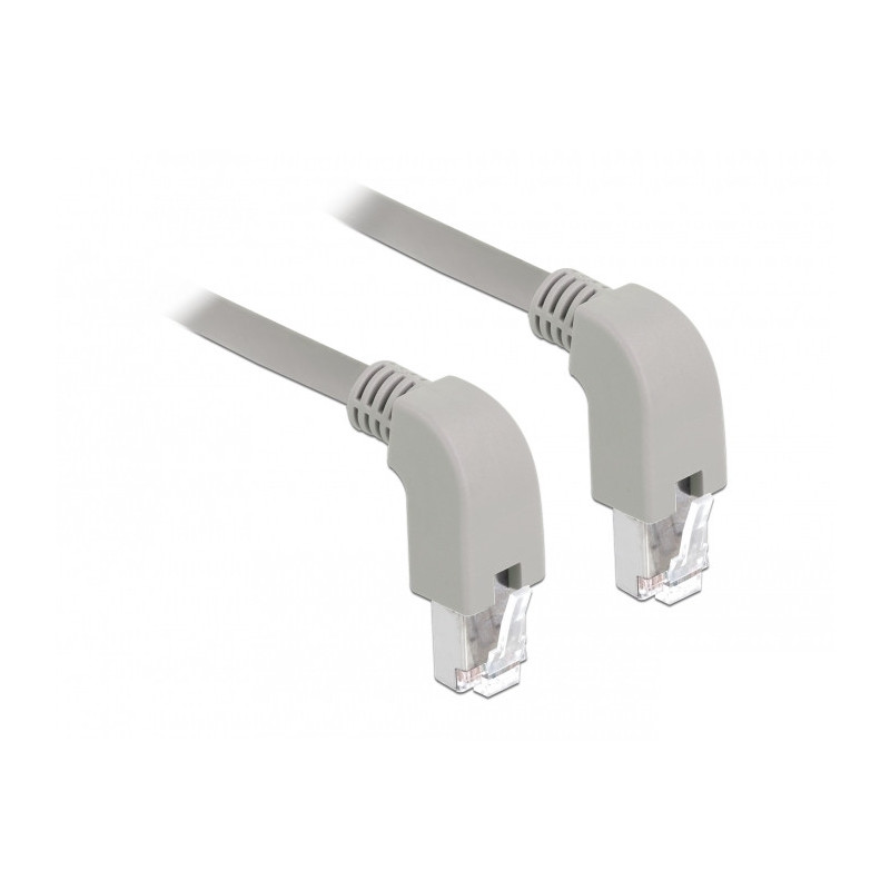 DeLOCK 85876 verkkokaapeli Harmaa 0,5 m Cat6a S FTP (S-STP)