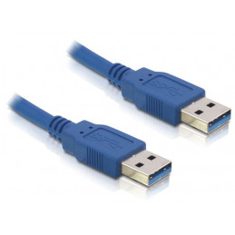 DeLOCK 0.5m USB 3.0 USB-kaapeli 0,5 m USB 3.2 Gen 1 (3.1 Gen 1) USB A Sininen