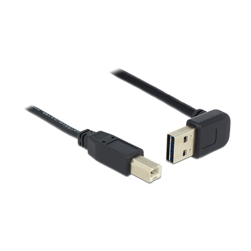 DeLOCK 83542 USB-kaapeli 5 m USB 2.0 USB A USB B Musta