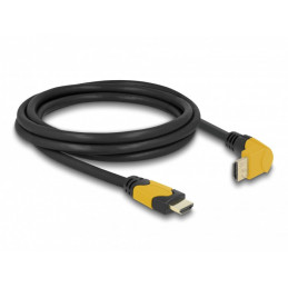 DeLOCK 86989 HDMI-kaapeli 2 m HDMI-tyyppi A (vakio) Musta, Oranssi