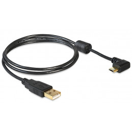 DeLOCK 83147 USB-kaapeli 1 m USB 2.0 USB A Micro-USB B Musta