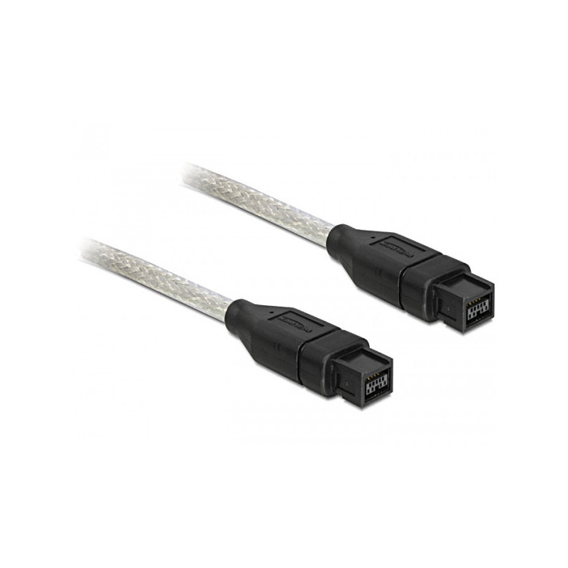 DeLOCK FireWire B B, 1.0m 1 m Harmaa
