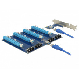 DeLOCK 41427 liitäntäkortti -sovitin Sisäinen PCIe, USB 3.2 Gen 1 (3.1 Gen 1)