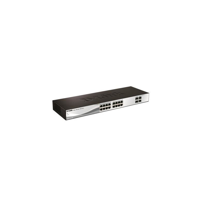 D-Link DGS-1210-20 verkkokytkin Hallittu L2 1U Musta