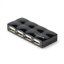 Belkin 4-Port USB 2.0 480 Mbit s Musta