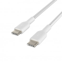 Belkin CAB004BT1MWH USB-kaapeli 1 m USB C Valkoinen