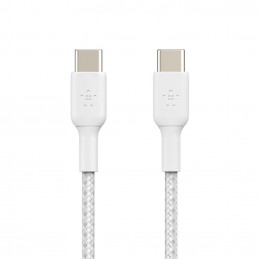 Belkin CAB004BT1MWH USB-kaapeli 1 m USB C Valkoinen