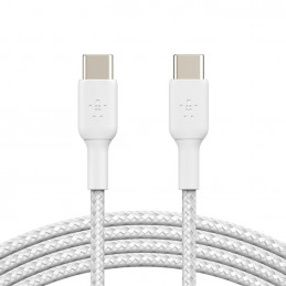 Belkin CAB004BT1MWH USB-kaapeli 1 m USB C Valkoinen