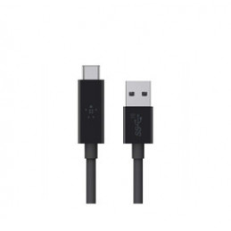 Belkin USB-A - USB-C, 0.9m USB-kaapeli 0,9 m USB 3.2 Gen 2 (3.1 Gen 2) USB A USB C Musta