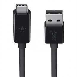 Belkin USB-A - USB-C, 0.9m USB-kaapeli 0,9 m USB 3.2 Gen 2 (3.1 Gen 2) USB A USB C Musta