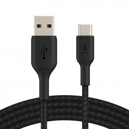 Belkin CAB002BT0MBK USB-kaapeli 0,15 m USB A USB C Musta