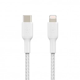 Belkin CAA004BT1MWH Lightning-kaapeli 1 m Valkoinen