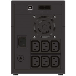 PowerWalker VI 2200 LCD IEC Linjainteraktiivinen 2,2 kVA 1200 W 6 AC-pistorasia(a)