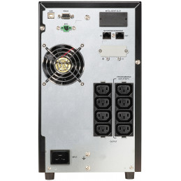 PowerWalker VFI 2000 CG PF1 Taajuuden kaksoismuunnos (verkossa) 2 kVA 2000 W 8 AC-pistorasia(a)