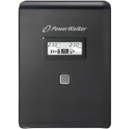 PowerWalker VI 2000 LCD 2 kVA 1200 W 2 AC-pistorasia(a)