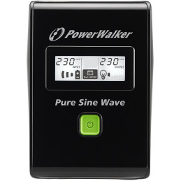 PowerWalker VI 800 SW Linjainteraktiivinen 0,8 kVA 480 W 2 AC-pistorasia(a)