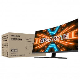 Gigabyte G32QC A tietokoneen litteä näyttö 80 cm (31.5") 2560 x 1440 pikseliä 2K Ultra HD LED Musta