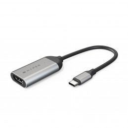 HYPER HD-H8K videokaapeli-adapteri USB Type-C HDMI Ruostumaton teräs