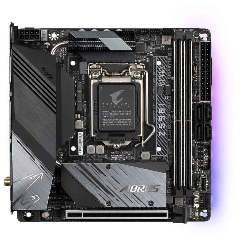 Gigabyte Z590I AORUS ULTRA emolevy Intel Z590 Express LGA 1200 Mini ITX