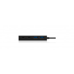 RaidSonic IB-HUB1426-U3 keskitin USB 3.2 Gen 1 (3.1 Gen 1) Type-A 5000 Mbit s Musta