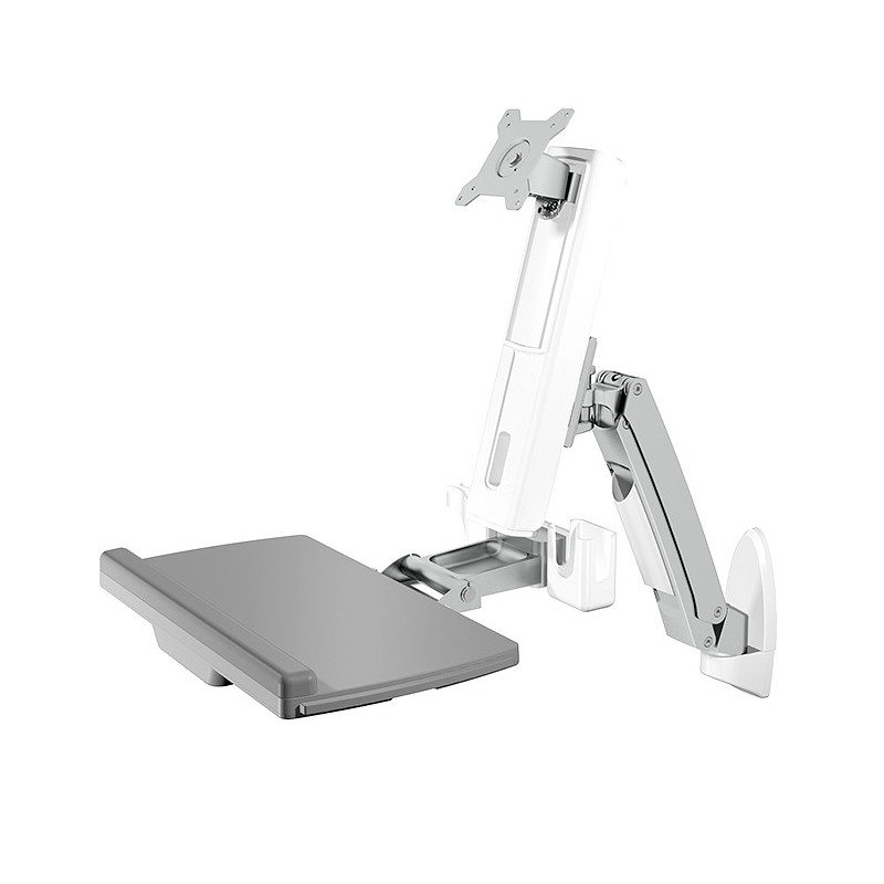 ICY BOX IB-MS600-W 61 cm (24") Harmaa, Hopea, Valkoinen