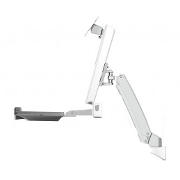 ICY BOX IB-MS600-W 61 cm (24") Harmaa, Hopea, Valkoinen