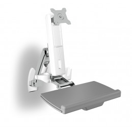 ICY BOX IB-MS600-W 61 cm (24") Harmaa, Hopea, Valkoinen