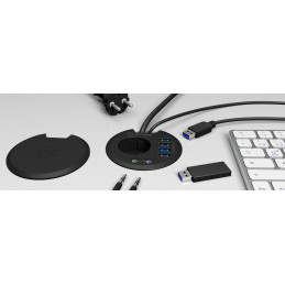 ICY BOX IB-HUB1430 USB 3.2 Gen 1 (3.1 Gen 1) Type-A 5000 Mbit s Musta