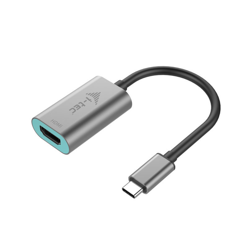 i-tec Metal C31METALHDMI60HZ videokaapeli-adapteri 0,15 m USB Type-C HDMI Harmaa, Turkoosi