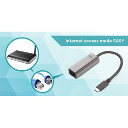 i-tec Metal C31METALGLAN verkkokortti Ethernet 1000 Mbit s
