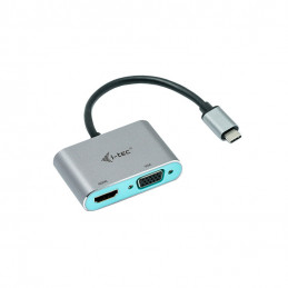 i-tec Metal C31VGAHDMIADA USB grafiikka-adapteri 3840 x 2160 pikseliä Hopea, Turkoosi