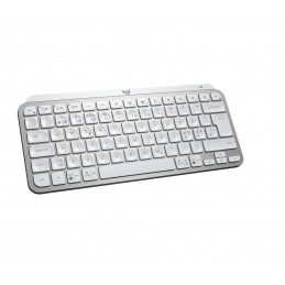 Logitech MX Keys Mini Minimalist Wireless Illuminated Keyboard näppäimistö RF Wireless + Bluetooth QWERTY Pohjoismainen Harmaa