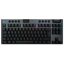 Logitech G G915 TKL Tenkeyless LIGHTSPEED Wireless RGB Mechanical Gaming Keyboard näppäimistö RF Wireless + Bluetooth QWERTY