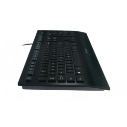 Logitech Keyboard K280e for Business näppäimistö USB QWERTY Pohjoismainen Musta