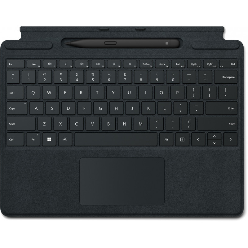 Microsoft Surface Pro Signature Keyboard w  Slim Pen 2 Musta Microsoft Cover port QWERTY Tanska, Suomi, Pohjoismainen,