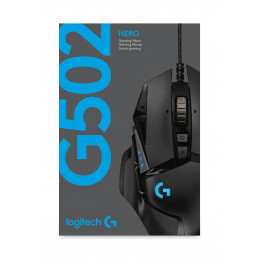 Logitech G G502 HERO High Performance Gaming Mouse hiiri Oikeakätinen USB A-tyyppi Optinen 16000 DPI