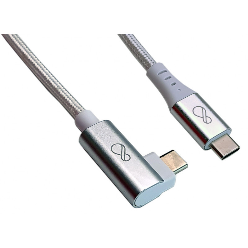 Ochno O-USBG2-70-2 USB-kaapeli 0,7 m USB 3.2 Gen 2 (3.1 Gen 2) USB C Alumiini, Valkoinen