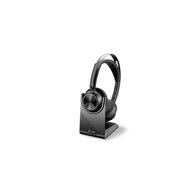 POLY Voyager Focus 2 UC Kuulokkeet Langallinen & langaton Pääpanta Toimisto puhelukeskus USB A-tyyppi Bluetooth Latausteline