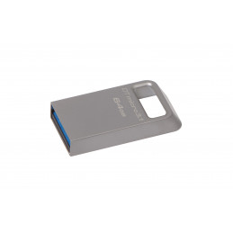 Kingston Technology DataTraveler Micro 3.1 64GB USB-muisti USB A-tyyppi 3.2 Gen 1 (3.1 Gen 1) Metallinen